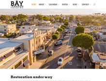 Tablet Screenshot of baytheatre.com